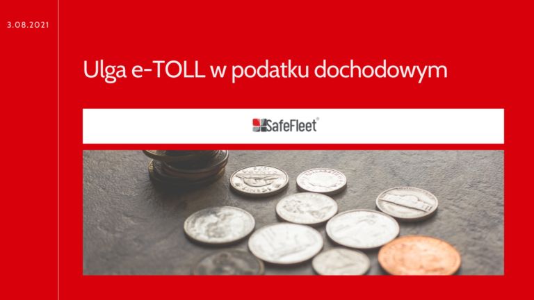 Read more about the article e-TOLL – ulga w podatku dochodowym